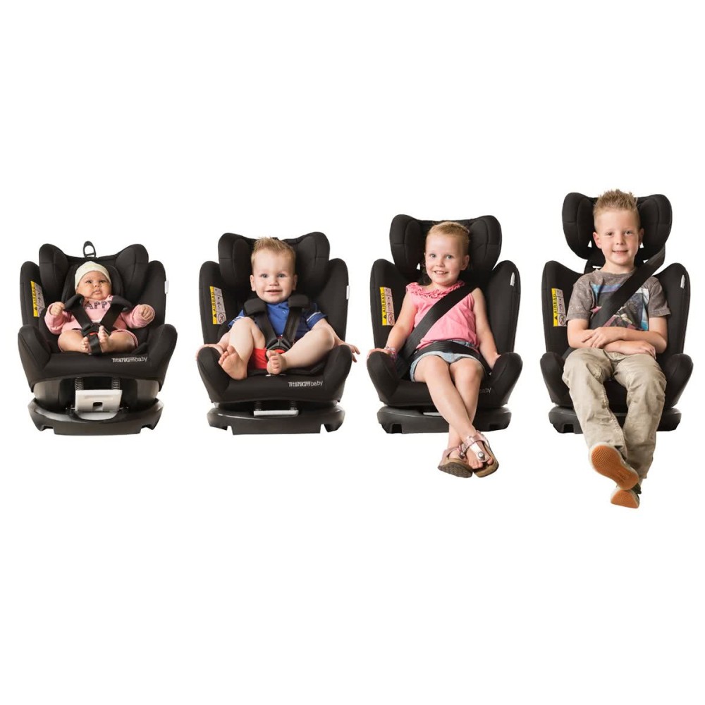 Titaniumbaby I-Safety! 0-36 kg - Autostoel - Zwart - Babyoutlet