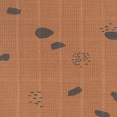 Jollein Monddoekjes hydrofiel - Spot caramel - 3pack