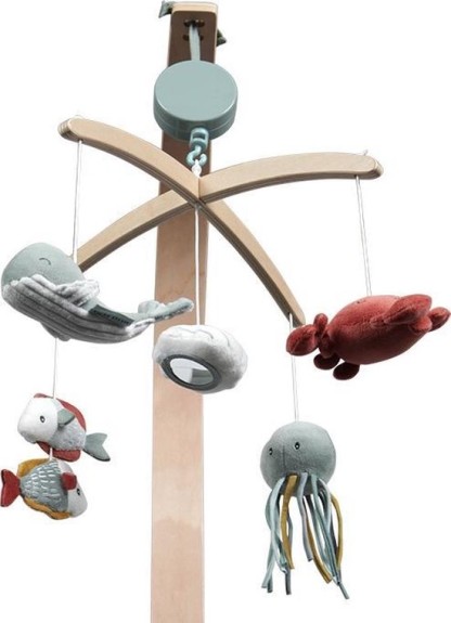 Little Dutch Houten Muziekmobiel - Ocean mint