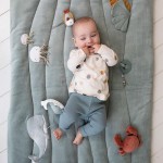 Boxkleed 100 x 80 cm - Oceaan - Mint