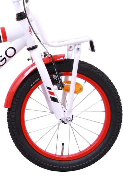 AMIGO 2Cool - Kinderfiets 14 inch - Jongens - Wit