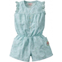 Room Seven Jumpsuit Floral - turquoise - Maat 110