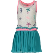 B. Nosy Jurk - Ecru melee - Maat 122/128