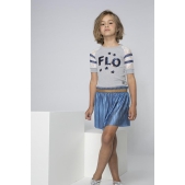 Like Flo Meisjes T-shirt - Chalk - Maat 110