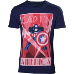 Marvel - Capt'n America Heren T-shirt - L Marvel - Capt'n America Heren T-shirt - L