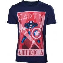 Marvel - Capt'n America Heren T-shirt - L