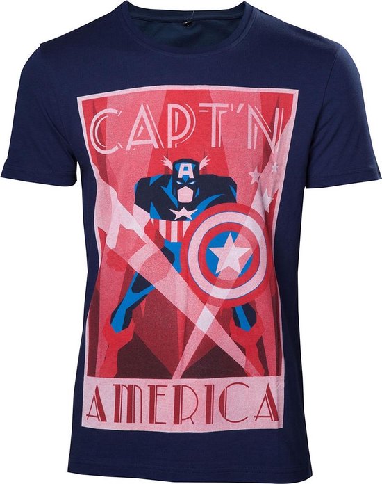 Marvel - Capt'n America Heren T-shirt - L