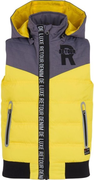 Retour Jeans Jongens Jas - Bright yellow - Maat 122/128