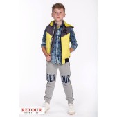 Retour Jeans Jongens Jas - Bright yellow - Maat 122/128