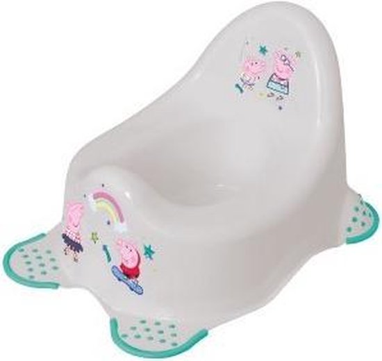 Peppa Pig Plaspotje - licht grijs