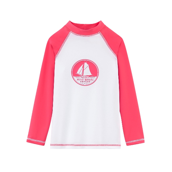 Petit bateau Anti-UV UPF 50+ T-shirt meisjes - Maat 81cm