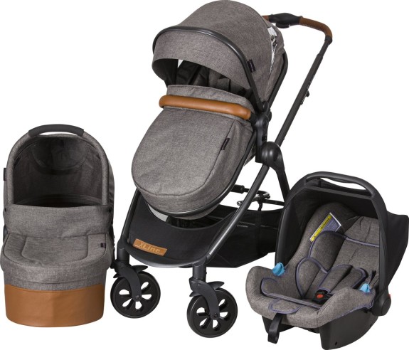 Xadventure X-line - Kinderwagenset - Chardonnay/grijs