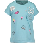 T-shirt - aqua blauw - Maat 116 T-shirt - aqua blauw - Maat 116