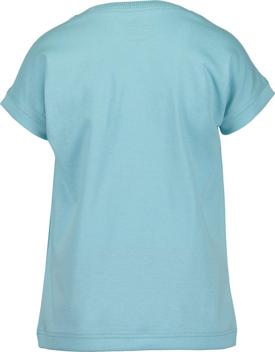 T-shirt - aqua blauw - Maat 116 - afbeelding 2