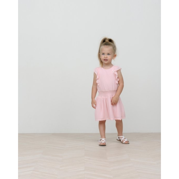 Gemeenten Haalbaarheid waterstof Le chic Meisjes Jurk - Roze - Maat 80 - Babyoutlet