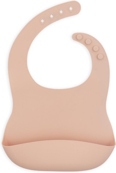Jollein Baby slab siliconen - pale pink