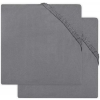 Jollein Hoeslaken jersey boxmatras 75x95cm Storm grey (2