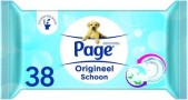 Page vochtig toiletpapier - Origineel Schoon - 38 x 12 s