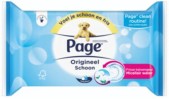 Page vochtig toiletpapier - Origineel Schoon - 38 x 12 s