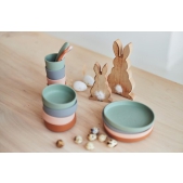 Jollein Silliconen Kinderserviesset 4-delig - Ash Green