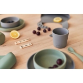 Jollein Silliconen Kinderserviesset 4-delig - Ash Green