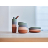 Jollein Silliconen Kinderserviesset 4-delig - Ash Green