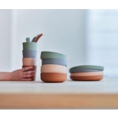 Jollein Silliconen Kinderserviesset 4-delig - Ash Green