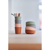 Jollein Silliconen Kinderserviesset 4-delig - Ash Green