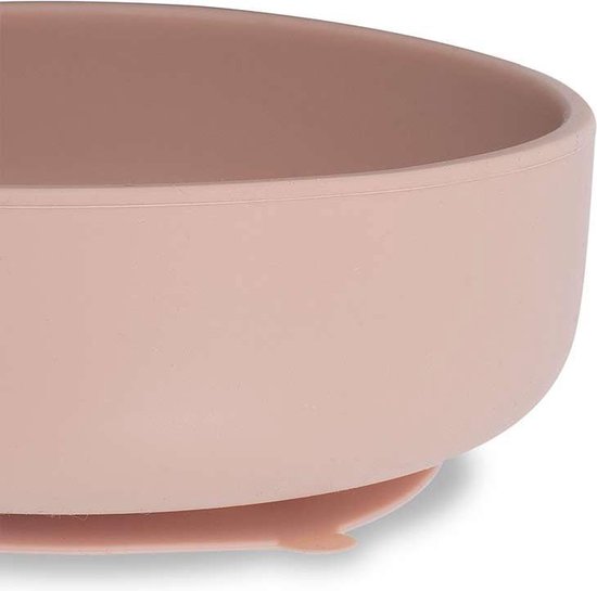 dinerset Kinderserviesset 4-delig Siliconen Pale Pink - afbeelding 3