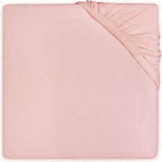 Jollein Hoeslaken badstof 60x120cm - soft pink
