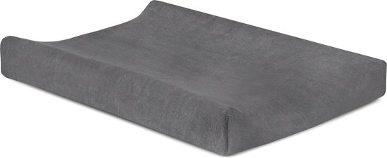 Aankleedkussenhoes badstof 50x70cm storm grey