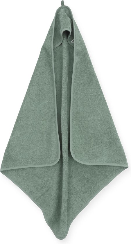 Badcape badstof - 75x75cm - ash green