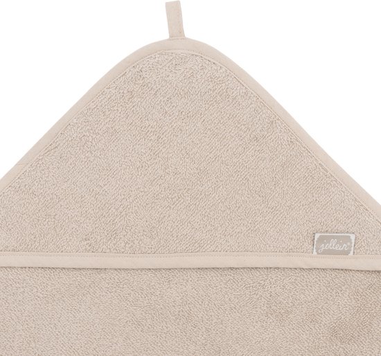 Badcape badstof - 75x75cm - nougat - afbeelding 3