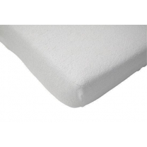 Jollein Molton hoeslaken 50x90cm - wit