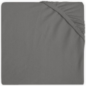 Jollein Hoeslaken jersey boxmatras 75x95cm - storm grey