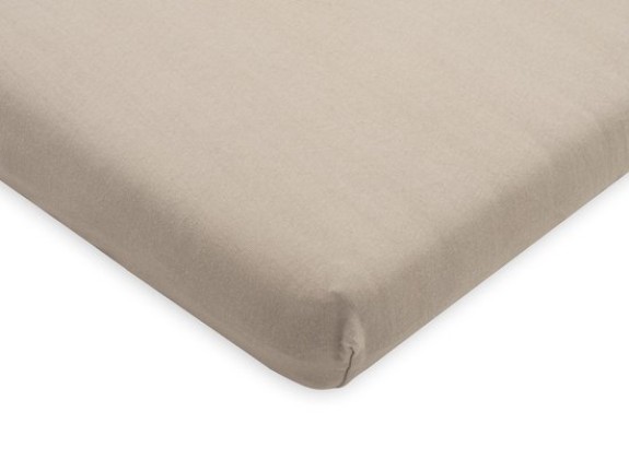 Jollein Hoeslaken jersey boxmatras 75x95cm - nougat