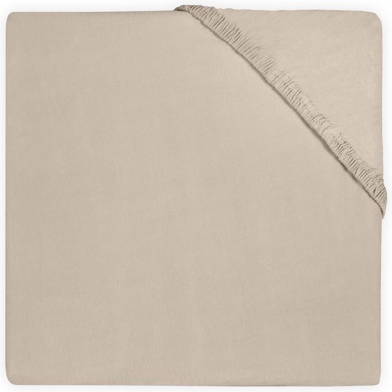 Hoeslaken jersey boxmatras 75x95cm - nougat - afbeelding 2