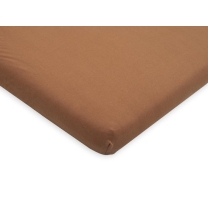 Jollein Hoeslaken jersey boxmatras 75x95cm - caramel