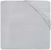 Jollein Hoeslaken jersey 70x140/75x150cm - soft grey