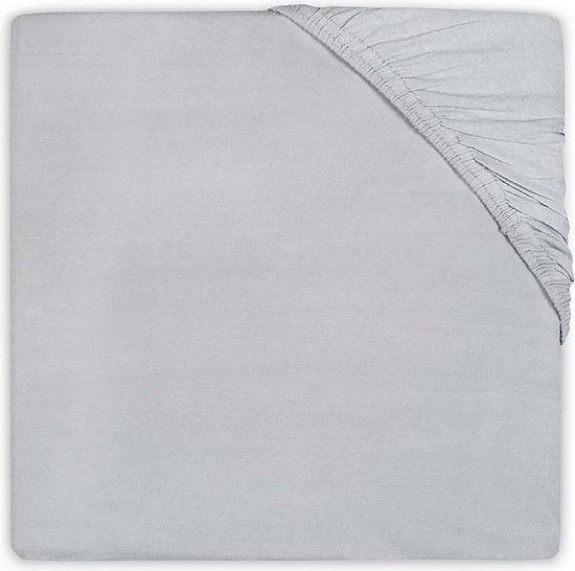 Jollein Hoeslaken jersey 70x140/75x150cm - soft grey