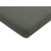 Jollein Hoeslaken Ledikant Jersey 60x120cm - Ash Green