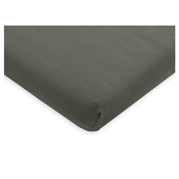 Jollein Hoeslaken Ledikant Jersey 60x120cm - Ash Green