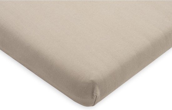 Hoeslaken jersey 60x120cm - nougat