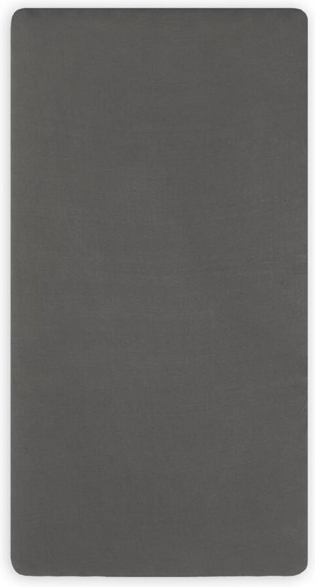 Hoeslaken Wieg Jersey 40x80/90cm - Storm Grey - afbeelding 4