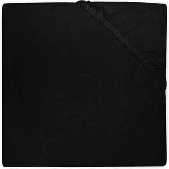 Hoeslaken jersey 40x80cm - black