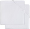 Jollein Hoeslaken jersey boxmatras  75x95cm - white (2pa