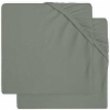 Hoeslaken jersey 60x120cm Ash green (2pack)