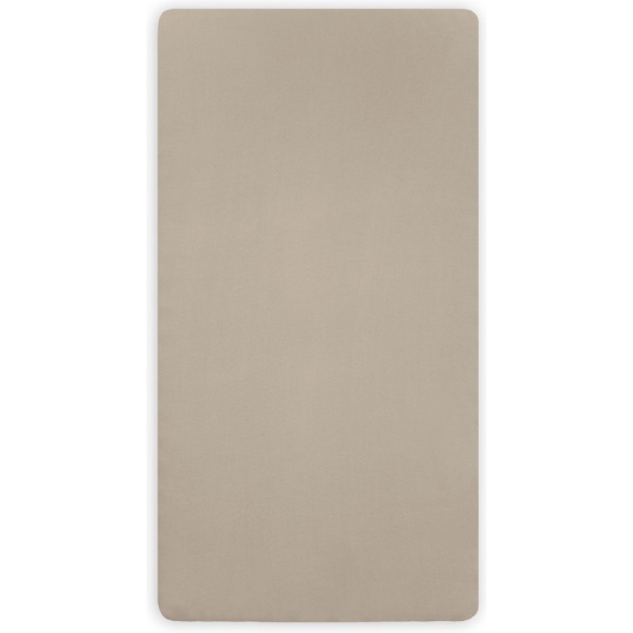 Jollein Hoeslaken Jersey 60x120cm - Nougat - 2 Stuks