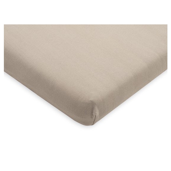 Jollein Hoeslaken Jersey 60x120cm - Nougat - 2 Stuks