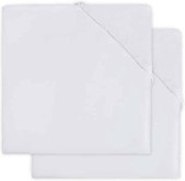 Jollein Hoeslaken jersey 60x120cm - white (2pack)